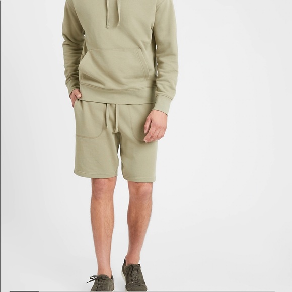 Banana Republic Other - NEW Banana Republic men’s XL green cardoon organic cotton French Terry S…